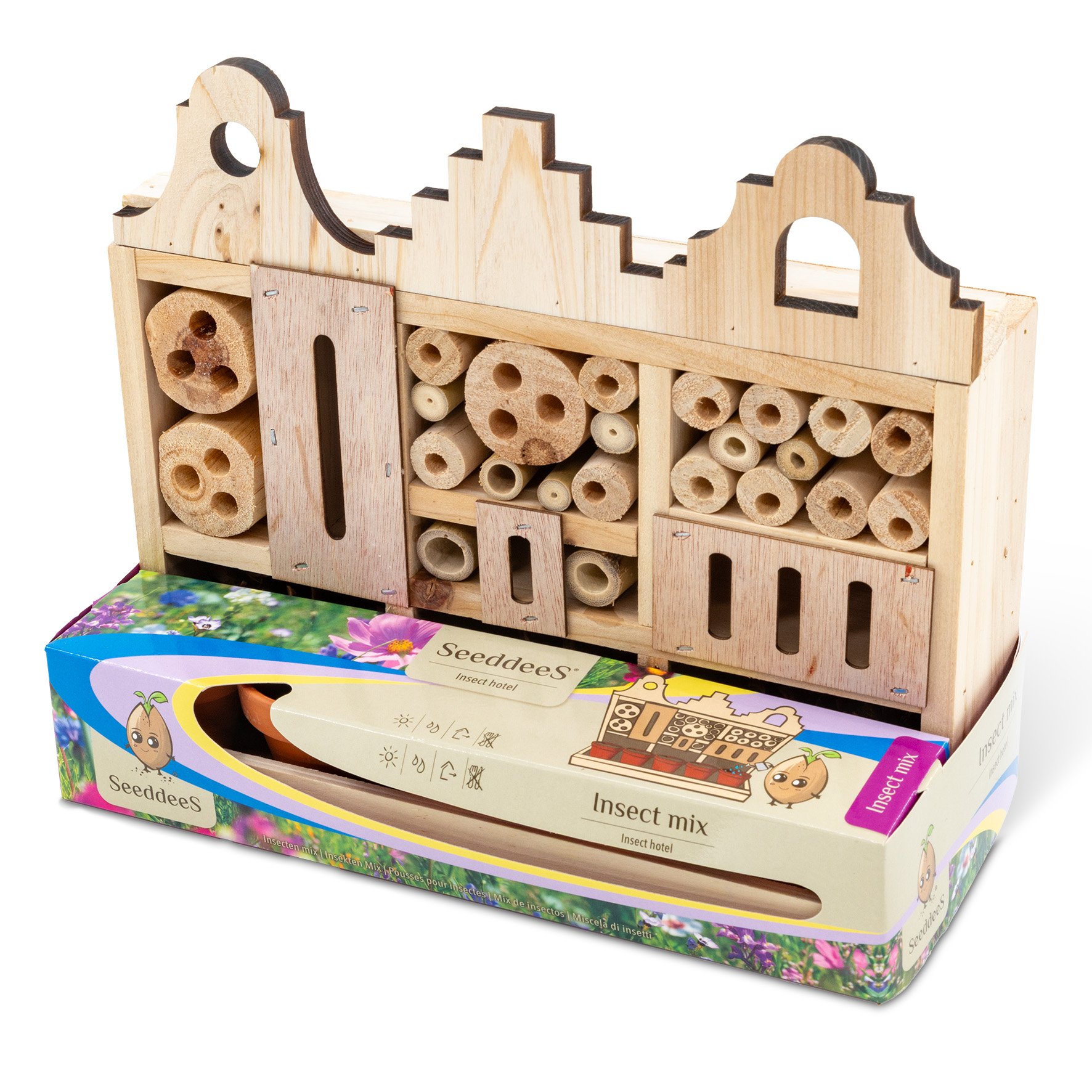 SeeddeeS Insectenhotel A'dam - Insecten mix